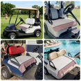 thumbnail image 6 of Golf Cart Seat Covers for 2 Seater,Pink Geometric Microfiber Cart Seat Towel Blanket,Modern Beige Color Block Black Lines Art Absorbent NonSlip Bench Seats Protector for Golf Course 51"x31", 6 of 9