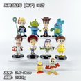 thumbnail image 1 of Toy Story Q versión 10 Woody niño de tres ojos Buzz Lightyear figura dibujos animados animación periféricos adornos de muñecas, 1 of 5