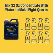 (2 pack) Farnam Repel-X pe Fly Spray Concentrate for Horses & Dogs, Insect Repellent for Mosquitoes, Ticks & Gnats, 32 fl oz Concentrate Makes 8 Quarts