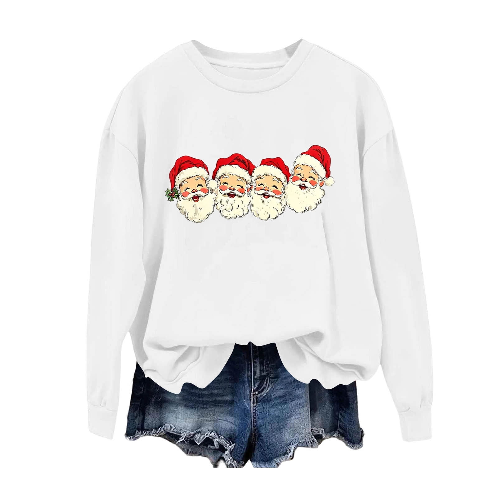 Crunowin Kids Christmas Sweatshirts (2-16) Graphic, White Size 3T – picture 9