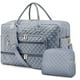 thumbnail image 1 of Bolsa de viaje LUOCIP grande para mujer con compartimento para zapatos y artículos de tocador, 1 of 6