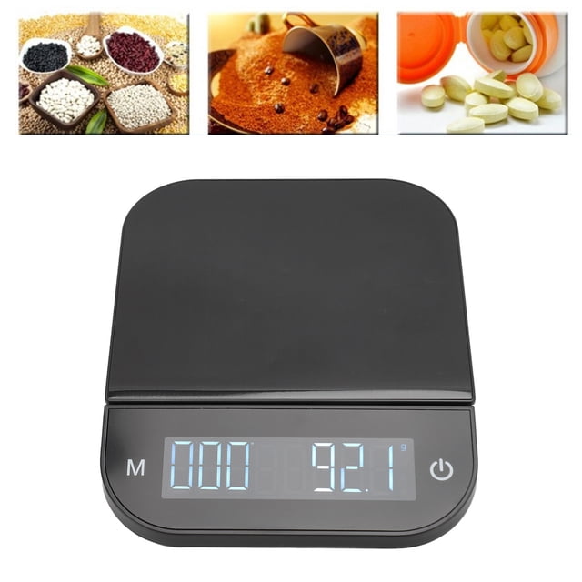 Báscula Digital Para Alimentos, Control Táctil De Báscula De Cocina Con Función De Tara De 0,004 Oz A 6,6 Lb Para Cafetería Y Bar