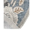thumbnail image 6 of Unique Loom Eco Traditional Collection Area Rug - Salvage (7' Round Harbor Blue/Black), 6 of 6