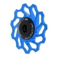 thumbnail image 3 of 11T Ceramic Bearings Road Bike Rear Derailleur Jockey Blue, 3 of 8