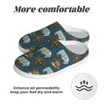 thumbnail image 6 of KLL Miniature Ship In Bottle Pattern Adult Unisex Cozy Slippers,Fuzzy Slip-on Slippers TPR Sole Slippers Comfort Plush Home Footwear for Indoor & Outdoor-46/47, 6 of 7