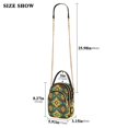 thumbnail image 2 of FORMRS Crossbody Bag for Women Quilted Travel Shoulder Cell Phone Purse with Chain Strap Handbag, Geometric Patterns, 2 of 7