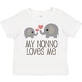 thumbnail image 3 of Inktastic My Nonno Loves Me Grandson Boys or Girls Toddler T-Shirt, 3 of 5