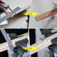 thumbnail image 4 of Limas de escofina de mano agarre cómodo juego de limas de madera de semicírculo plano y redondo de 3 piezas para dar forma a agujeros esquinas ranuras ANGGREK Otros, 4 of 8