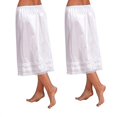 thumbnail image 3 of KEINXS Women Under Long Skirt Dress Waist Half Slip Lace Petticoat, 3 of 5