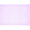 thumbnail image 1 of Ahgly Company Indoor Rectangle Solid Purple Modern Area Rugs, 2' x 4', 1 of 4