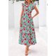 thumbnail image 4 of Vestido PRETTYGARDEN 2025 Verano Floral Midi con Escote en V XL, 4 of 6
