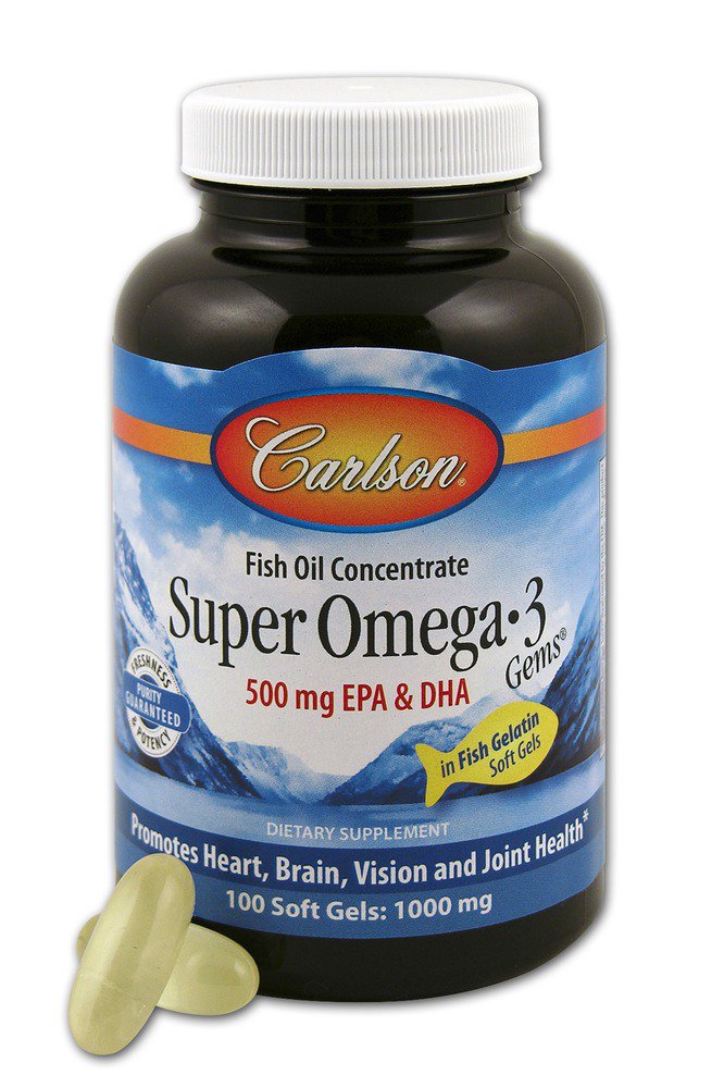 Super Omega3 Fish Carlson Laboratories 100 Softgel