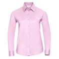 thumbnail image 1 of Russell Collection- Camisa de manga larga con tejido Oxford de fácil cuidado para mujer (Rosa Clásico), 1 of 5