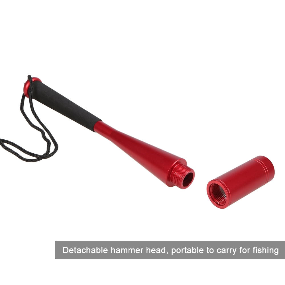 Portable Aluminum Alloy Fish Hammer Metal Fishing Bat With Heavy Semi-Solid M5Y7 
