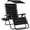 Black, variant on Best Choice Products Oversized Padded Zero Gravity Chair w/ Canopy Headrest Cup Holder Side Tray - Pink