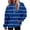 Blue, variant on Bovemsi Sweatshirt for Women Oversized Hoodies Striped Plus Size Sweatshirts Long Sleeve Pullover Fall Clothes With Pocket Comfort Hoodie