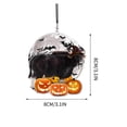 thumbnail image 3 of Naittoop Color Printed Pumpkin Halloween Decorations Car Hangers Home Decoration Hangers, 3 of 5
