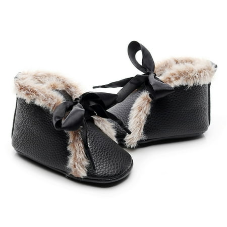 

YOHOME Baby Boots Infant Newborn Girls Boys Warm Shoes First Walkers Shoes