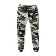 thumbnail image 3 of Homeyce Camo Sweatpants for Men Camouflage Sweatpants with Pockets Straight Leg Camo Print Cargo Sweatpant Drawstring Lightweight Baggy Gym Joggers Trouser,Gray S, 3 of 6