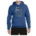 thumbnail image 2 of Anything is Possible Inspiring Religious Inspirational/Christian Unisex Graphic Hoodie Sweatshirt, Vintage Heather Blue, Small, 2 of 3