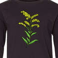 thumbnail image 4 of Inktastic Solidago Goldenrod Wildflowers Long Sleeve Youth T-Shirt, 4 of 5