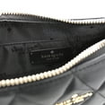 thumbnail image 5 of Kate Spade Kate Spade Carey Small Black Quilted Leather Zip Top Crossbody Women's Bag, 5 of 5