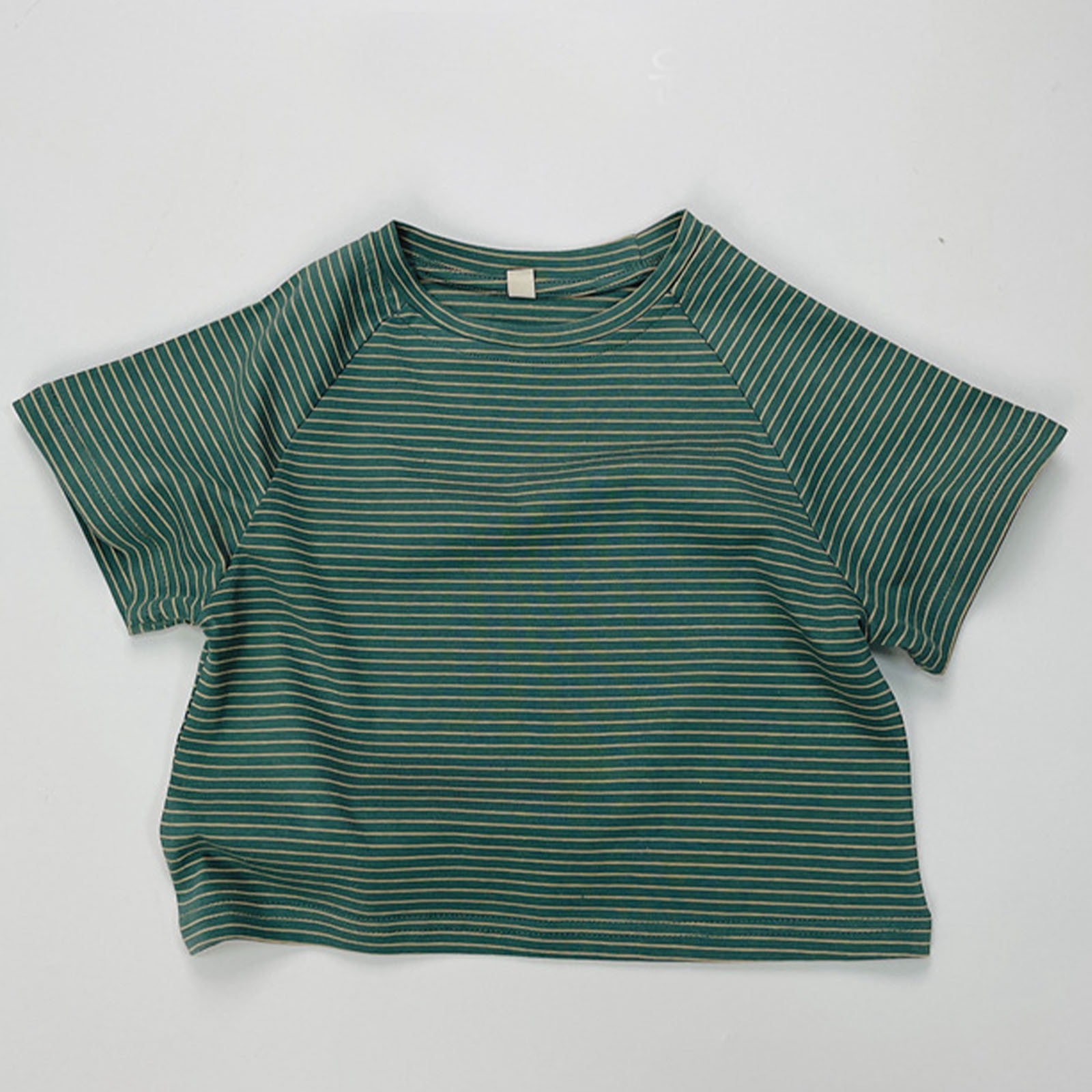 RRMuAzgs Boys T Shirts Loose Fit Striped Round Neck Kids Shirts Casual Short Sleeve Summer Tee Shirts