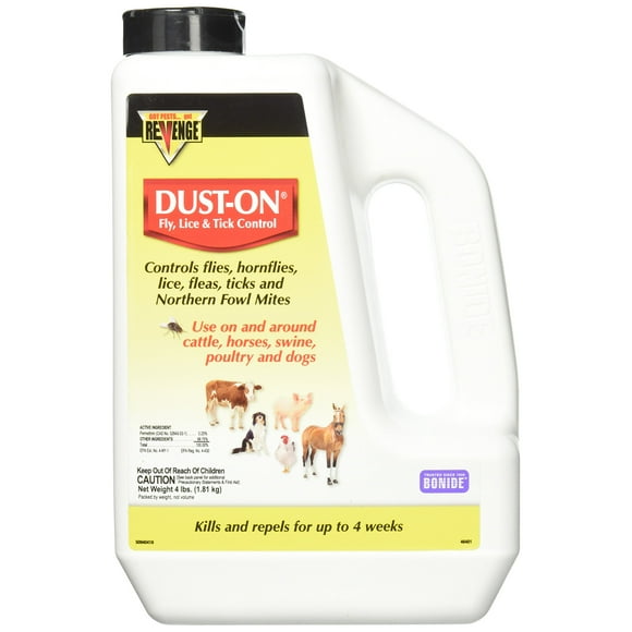 Control de Plagas para Mascotas Bonide Polvo para Moscas, Piojos y Garrapatas 1,81 kg