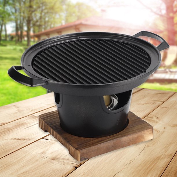 Mini estufa de barbacoa de alcohol desmontable japonesa fácil de limpiar para Camping Picnic Likrtyny Para estrenar