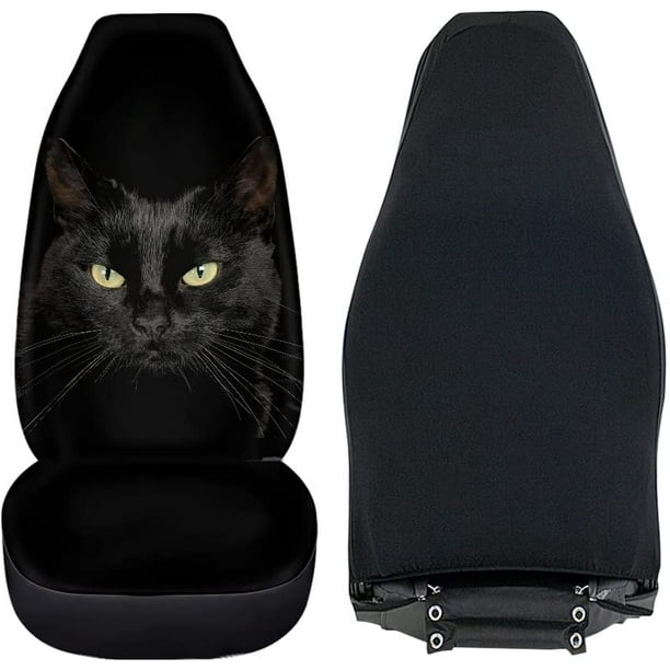 Black cat car seat deals covers