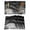 Black, variant on Black Marble Placemats Set of 8, Vintage Abstract Grey Fluid Aesthetic Placemats for Dining Table, Place Mats for Kitchen Tabletop, Waterproof Wipeable Dining Table Mats Set