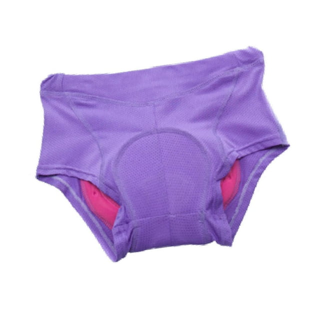 Ropa interior de ciclismo para mujer, ligera, versátil, para uso deportivo, pantalones cortos para ciclismo. Púrpura