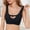 Black, variant on High Support Bras for Women Wireless Seamless No Underwire Push Up Bralette Anti Sagging Breast Bra