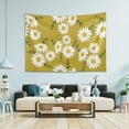 thumbnail image 4 of FREEAMG Daisy Flower Tapestry Aesthetic Tapestry Wall Hanging for Home Decor 60" x 40" Inches, 4 of 6