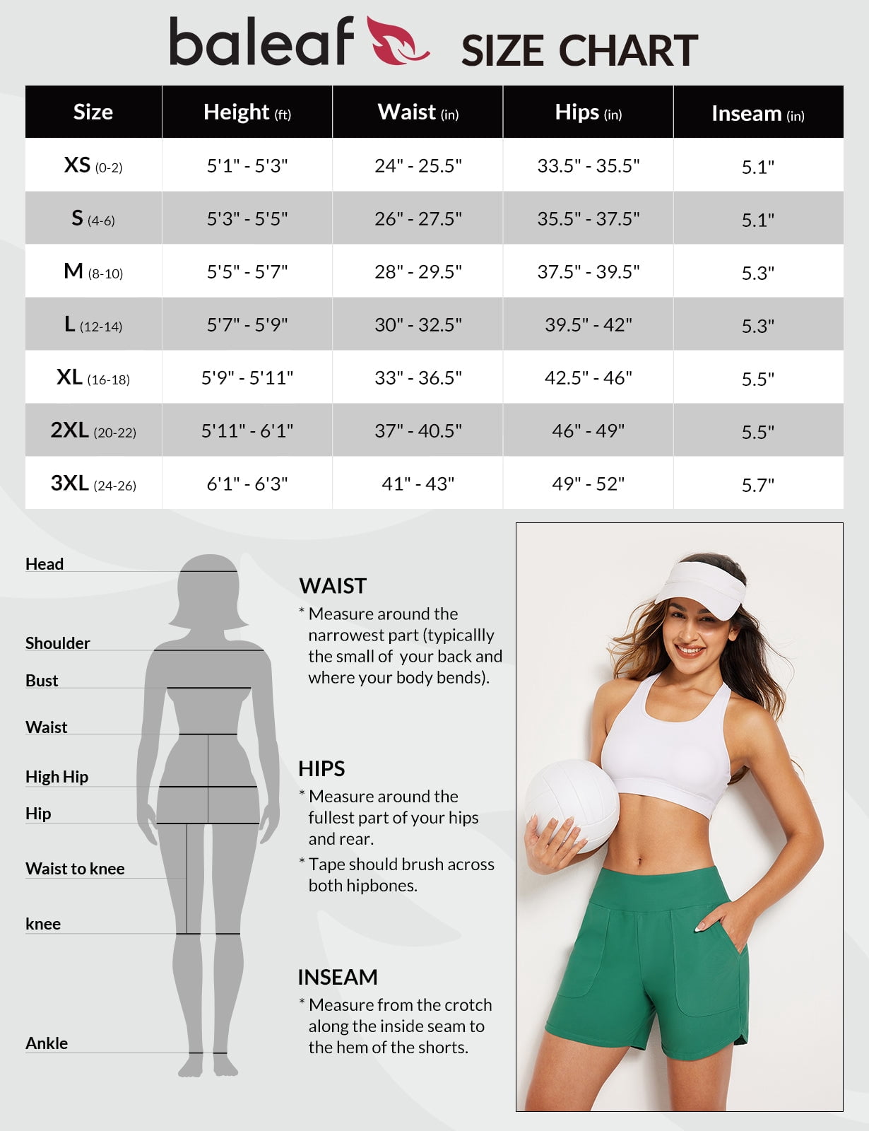 BALEAF Women's Swim Board Shorts 5 inch Swimming Bottoms High Waisted Tummy Control Swimsuits Beach Shorts with Liner Green L