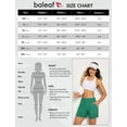 thumbnail image 6 of BALEAF Women's Swim Board Shorts 5 inch Swimming Bottoms High Waisted Tummy Control Swimsuits Beach Shorts with Liner Green 3XL, 6 of 6
