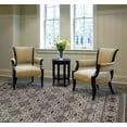 thumbnail image 2 of Sofra Transitional Chenille Rug, Chocolate/Silver, 5ft-3in x 7ft-6in Area Rug, 2 of 2