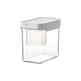 thumbnail image 3 of Airtight Food Storage Containers - 3 Piece Set with Easy Lock Lids for Pantry Organization, Stackable Clear Plastic Canisters for Flour, Rice, Pasta & Dry Food, 3 of 3