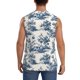 thumbnail image 4 of Balery Vintage Floral 1 Camisetas sin mangas para hombre, absorbe la humedad y protege contra el mal olor.-Small, 4 of 7