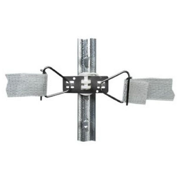 Electric Fence Tensioner Combo For Tposts, Corner & End, Insulated