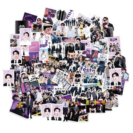 100 Pcs BANGTAN BOYS Sticker Pack 2022 BANGTAN BOYS Festa Album Stickers for Fans BANGTAN BOYS Merch Waterproof Sticker Pack Vinyl Stickers for laptop