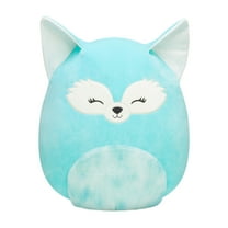 Squishmallows Plush 16 inch Dabney the Teal Fox - Childs Ultra Soft Stuffed Toy