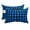 Blue Black, variant on Black Blue Plaid Outdoor Pillows for Chaise Lounge Chair Waterproof Lumbar Pillows with Insert&Adjustable Strap Beach Headrest Pillow Country Buffalo Checked Gingham Pillow for Patio Pool 11"x16"