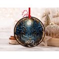 thumbnail image 1 of Christmas Ornament, Christmas Decoration, Holiday Gift Idea, Heirloom Keepsake, Round Ceramic, Gift Exchange, Gift Idea, Xmas Tree - As Picture - 1-Pack, 1 of 1