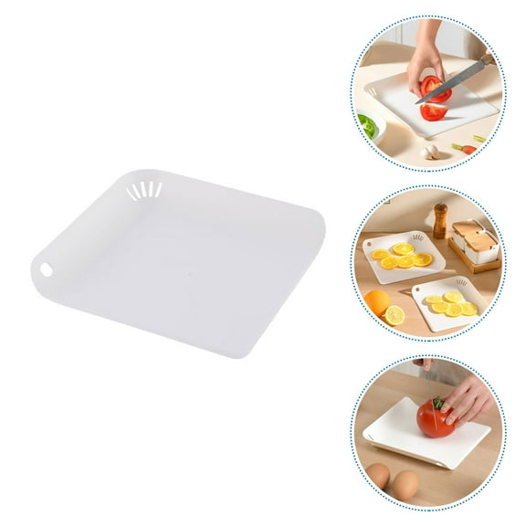 HAMPPLIES Portable Draining Board for Camping, White Plastic Vegetable Drying Rack, and Lightweight, 1 Piece
