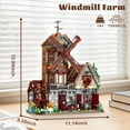 thumbnail image 2 of Vyytoz 1436Pcs Farm House Building Set with Light, Creative Display Toy, Street View Collection, 2 of 6