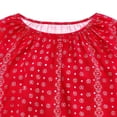 thumbnail image 7 of Craaazy Ladies Plus Size Printed Topss, Round Neck Ruffle Sleeve Casual Shirt, Loose Fit Comfy Blouse for Everyday Outfits Gifts, 7 of 7