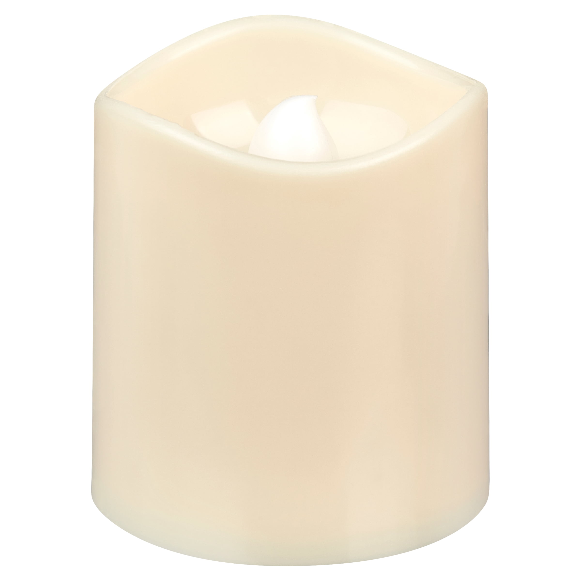 Mainstays Flameless LED Votives, Ivory, Set of 12