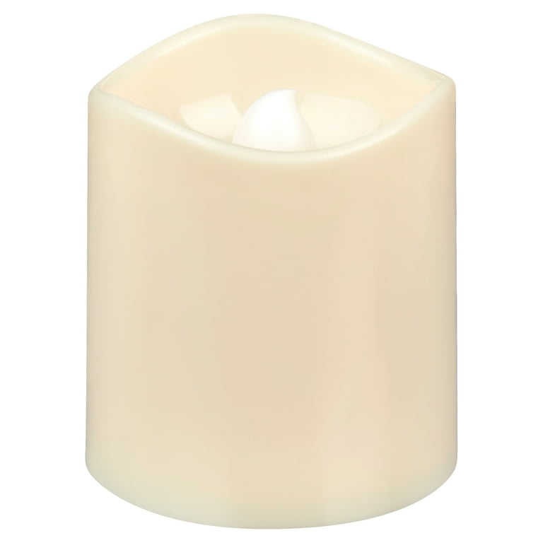 Mainstays Flameless LED Votives Ivory Set of 12 Walmart