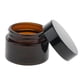 thumbnail image 3 of Envases cosméticos rellenables, frascos, frascos vacíos, frascos de ungüento, frascos - Marrón, 20g, 3 of 9